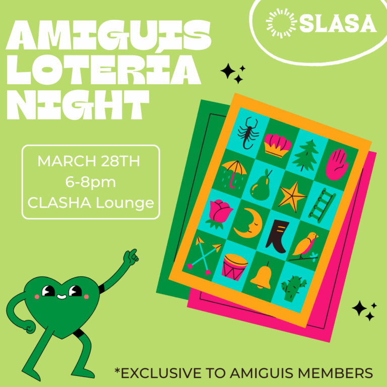 SLASA Amiguis Loteria poster