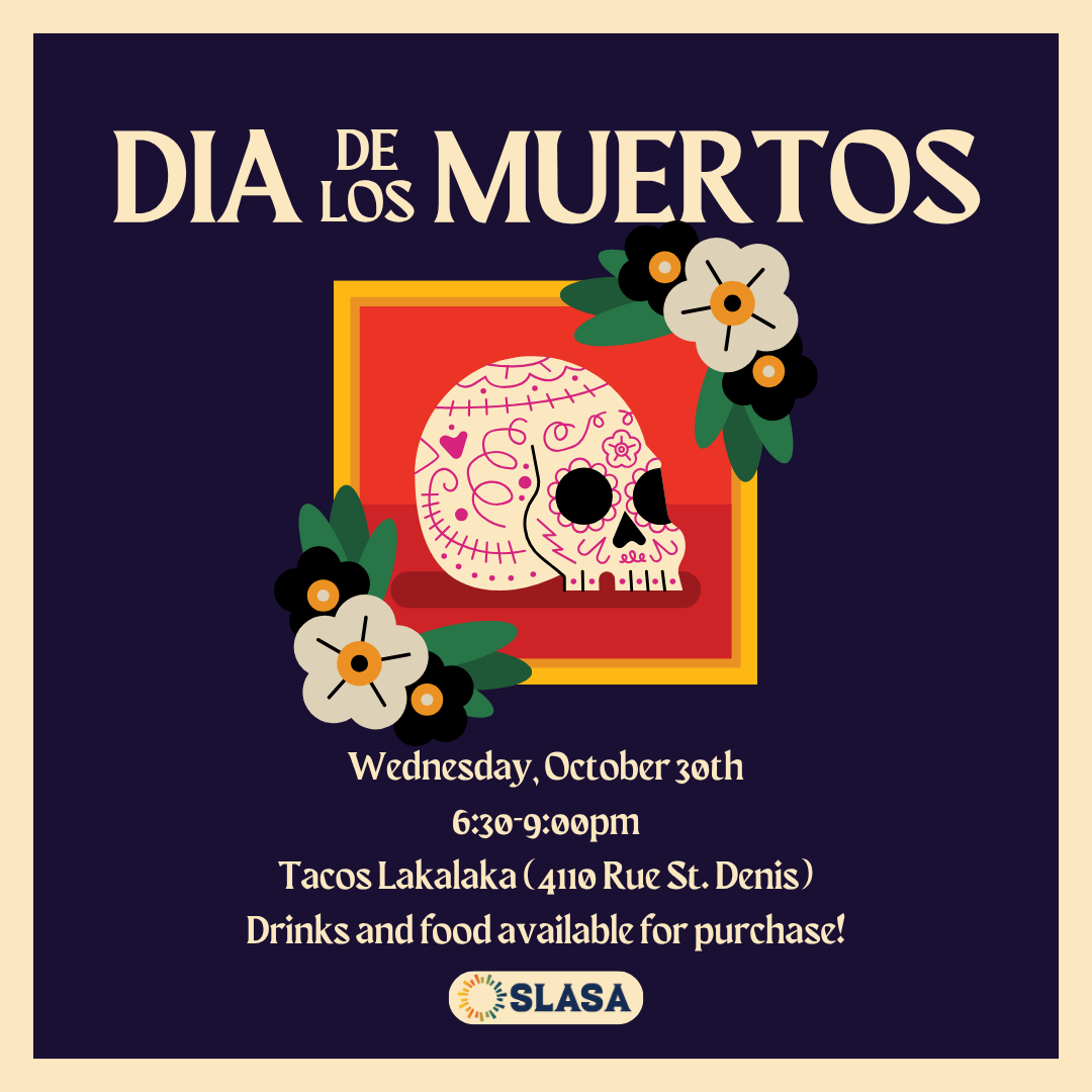 SLASA Dia De Los Muertos poster