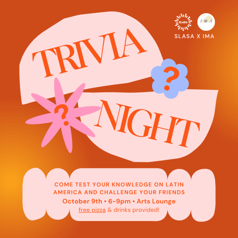 SLASA trivia night poster
