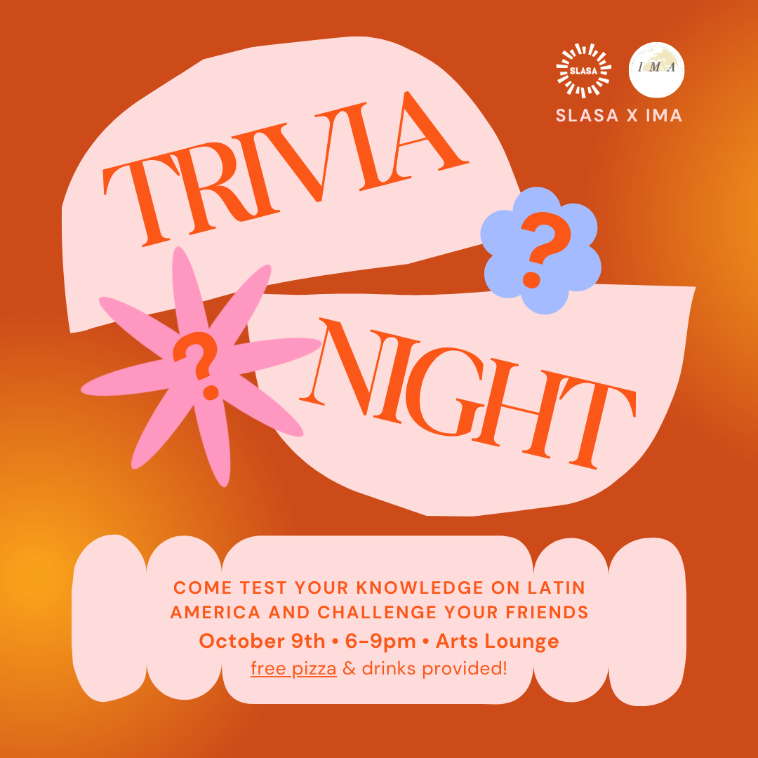 SLASA trivia night poster